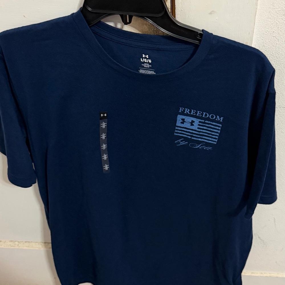 Under Armour Men's Dark Blue Freedom Tee